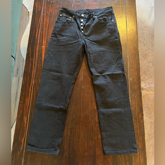 Levi’s 501 original cropped jeans - Picture 1 of 3